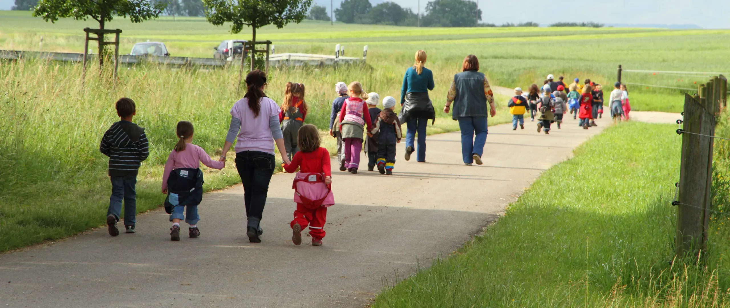 Bus for a kindergarten outing