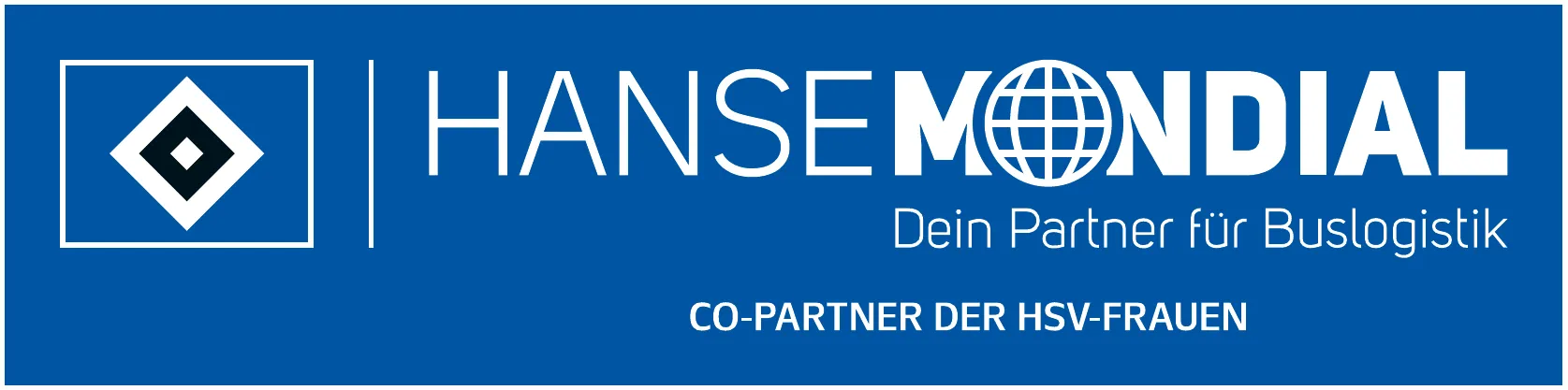 Kooperationslogo: Hanse Mondial, Co-Partner der HSV-Frauen